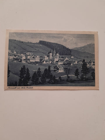 AK Mariazell mit Hohe Student.
