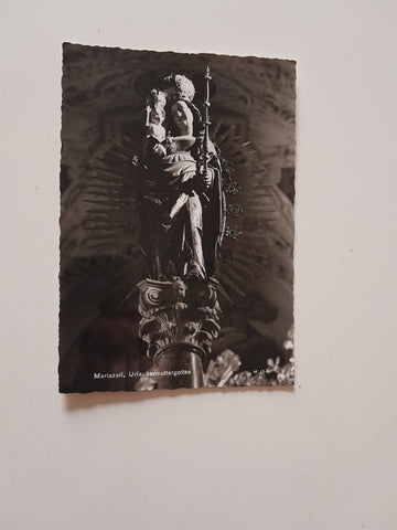 AK Mariazell, Urlaubermuttergottes.