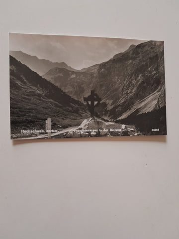 AK Hochschwab. Franzosenkreuz in der Dullwitz.