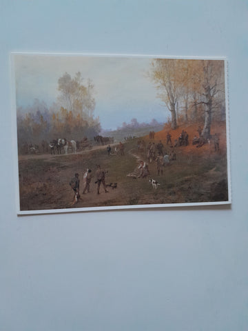 AK Hermann Giesel: Die Strecke. (Ehem. kaiserl. Jagdschloß Neuberg a.d. Mürz)