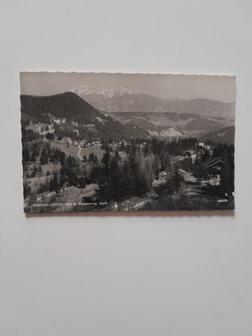 AK Enzian-Hütte. Semmering. (1960)
