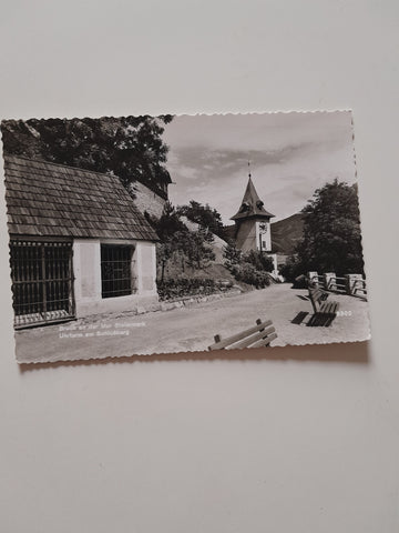 AK Bruck an der Mur. Uhrturm am Schloßberg.