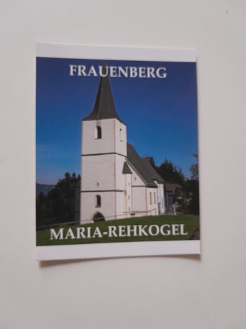 AK Frauenberg Maria Rehkogel. Kirche von Süd-West.