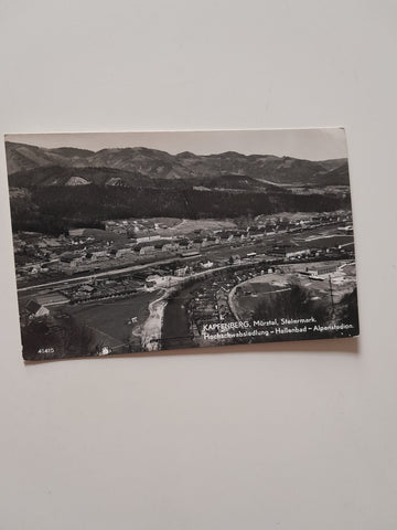 AK Kapfenberg. Hochschwabsiedlung Hallenbad Alpenstadion.