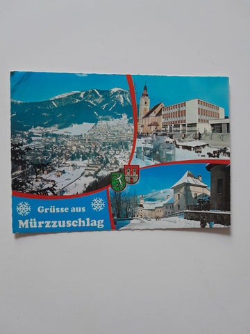 AK Grüsse aus Mürzzuschlag.