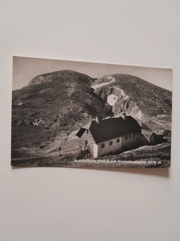 AK Schiestlhaus mit Hochschwabgipfel.