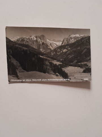 AK Fölzsteingang bei Aflenz gegen Hochschwabgruppe. (1936)