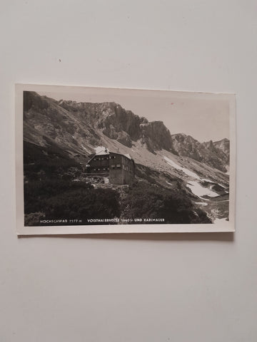 AK Voisthalerhütte. Hochschwab.