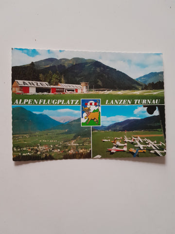 AK Alpenflugplatz Lanzen Turnau.