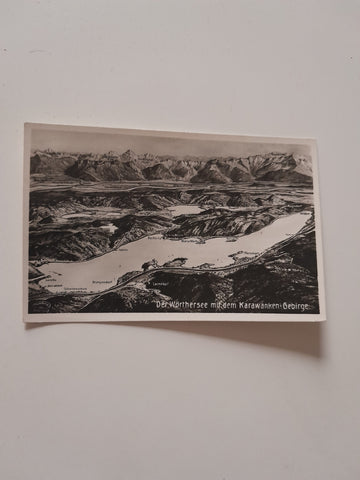 AK Der Wörthersee mit dem Karawanken Gebirge. (1940-41)