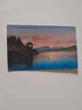 AK Sonnenuntergang am Wörthersee. (1925)