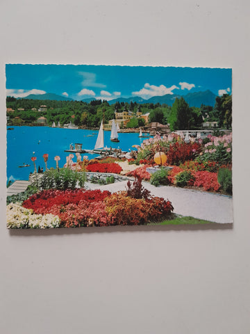AK Blumenpromenade Velden am Wörthersee.