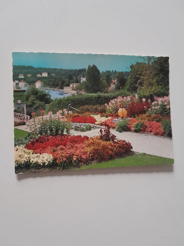 AK Velden am Wörthersee. Blumenterrasse im Seehotel Veldnerhof-Mösslacher.