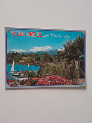 AK Alpenseebad Velden am Wörthersee.
