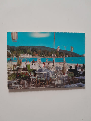 AK Velden am Wörthersee. Schloßterrasse.