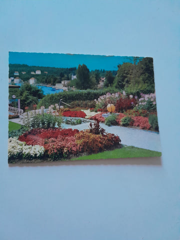 AK Velden am Wörthersee. Blumenterrasse im Seehotel Veldnerhof-Mösslacher.