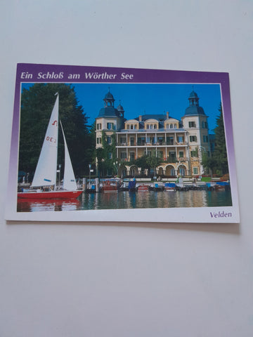 AK Velden am Wörthersee. Ein Schloß am Wörthersee.