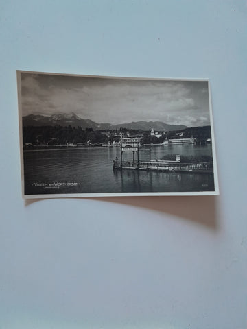 AK Velden am Wörthersee. Uferpartie. (1924)