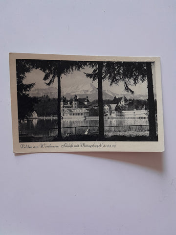 AK Velden am Wörthersee. Schloß (1936)