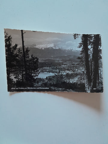 AK Blick auf Velden am Wörthersee.
