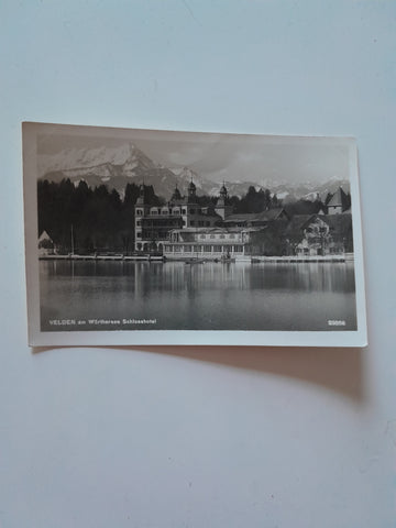 AK Velden am Wörthersee. Schlosshotel.