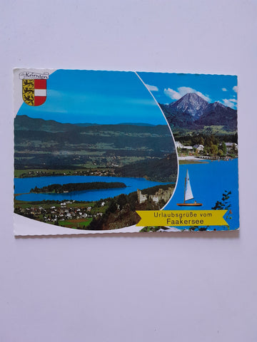 AK Urlaubsgrüße vom Faakersee.