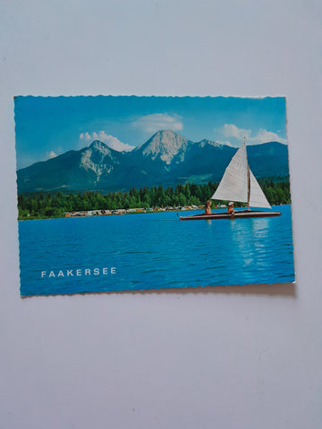 AK Faakersee mit Camping Arneitz.