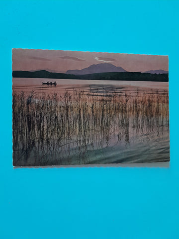 AK Abendstille am Faakersee.