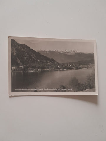AK Annenheim am Ossiachersee. Grand Hotel Annenheim mit Mangart. (1941)