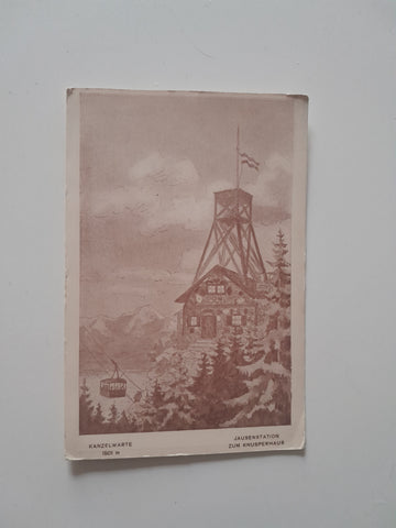 AK Kanzelwarte. Jausenstation zum Knusperhaus.
