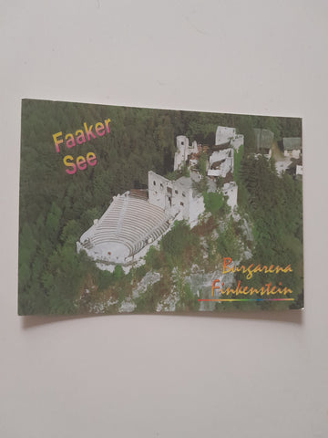 AK Faaker See. Burgruine Finkenstein.