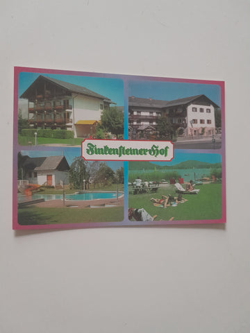 AK Finkenstein, Mallestiger Platz 1. Finkensteiner Hof Familie Koffler.