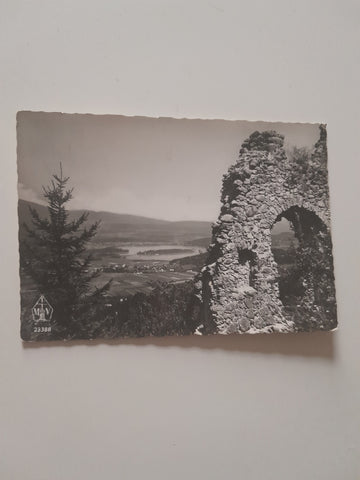 AK Blick von der Ruine Finkenstein auf Faakersee.
