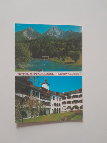 AK Ledenitzen. Hotel Mittagskogel. Aichwaldsee.
