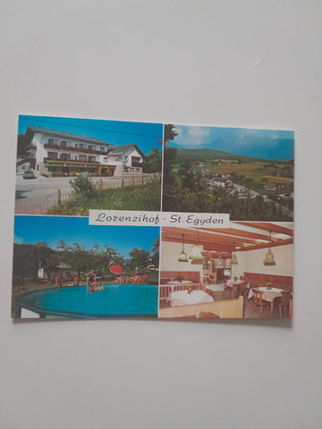 AK St. Egyden. Restaurant Lorenzihof. Besitzer: J. u. A. Reichmann.