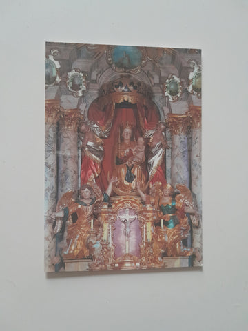 AK Wallfahrtskirche Maria Elend, Hochaltar mit Gnadenstatue.