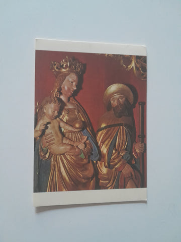AK Kirche in Rosental, Maria Elend Ausschnitt aus Flügelaltar.