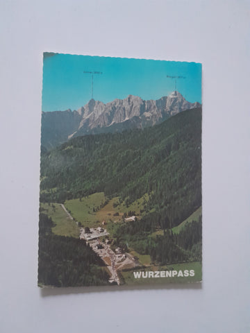 AK Wurzenpaß Grenzübergang zwischen Österreich und Jugoslawien.