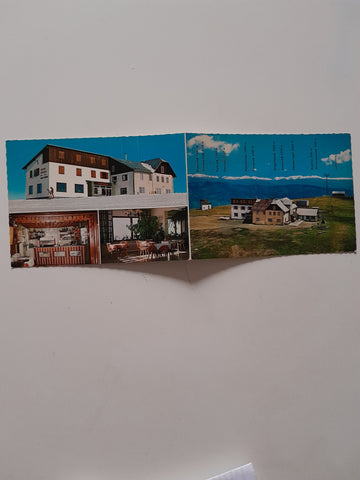 Doppel-AK Gerlitzen Gipfelhaus. Besitzer: Alois Gailer. Stifters Gipfelhaus.
