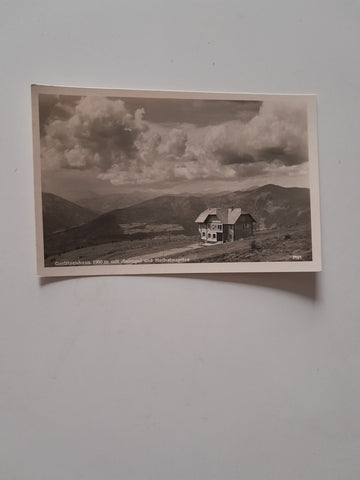 AK Gerlitzenhaus mit Ankogel und Hochalmspitze.
