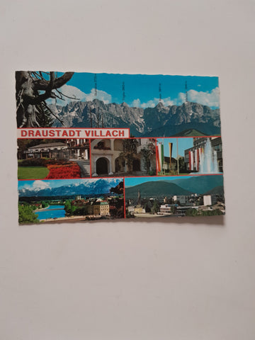 AK Draustadt Villach.