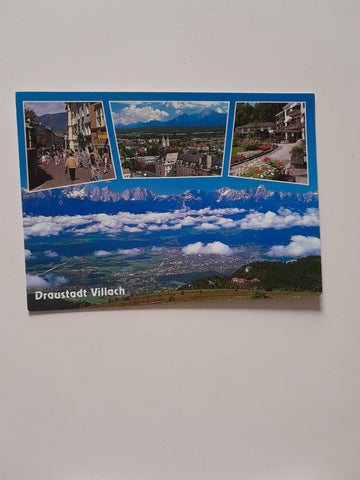AK Draustadt Villach.
