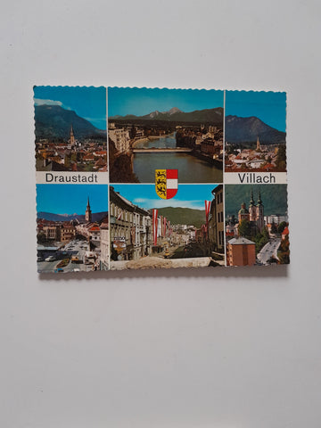 AK Draustadt Villach.