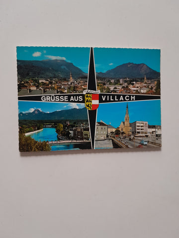 AK Grüsse aus Villach.