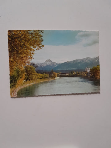AK Villach mit Kreuzkirche.