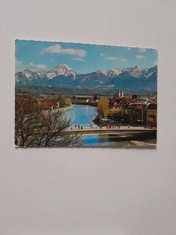 AK Villach. Draubrücke.