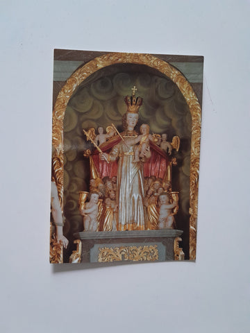 AK Pfarr- und Wallfahrtskirche Maria Gail. Schutzmantelmuttergottes am Hochaltar.