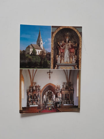 AK Villach. Pfarr- und Wallfahrtskirche Zu unserer lieben Frau an der Gail.