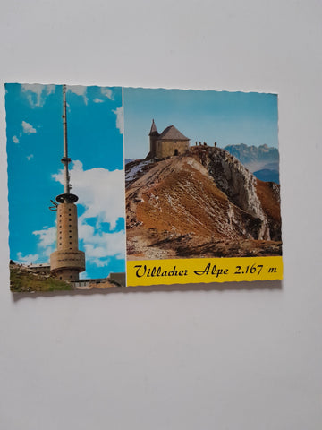 AK Villacher Alpe. Gipfel mit Schloßkirche.