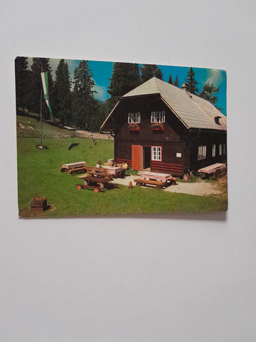 AK Alpengasthof Knappenhütte an der Villacher Alpenstraße Parkplatz 7.